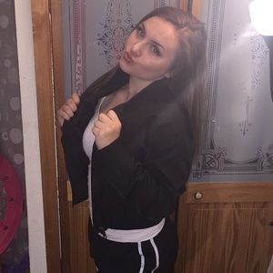 Cropped Bomber Jacket